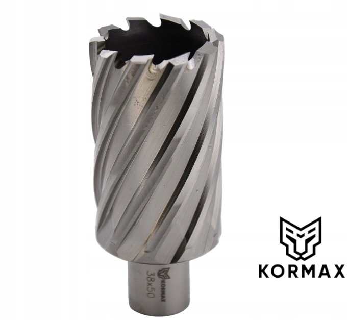 Trepanační fréza 38 mm x 50 mm vrták M2AL 38 x 50 Weldon Kormax