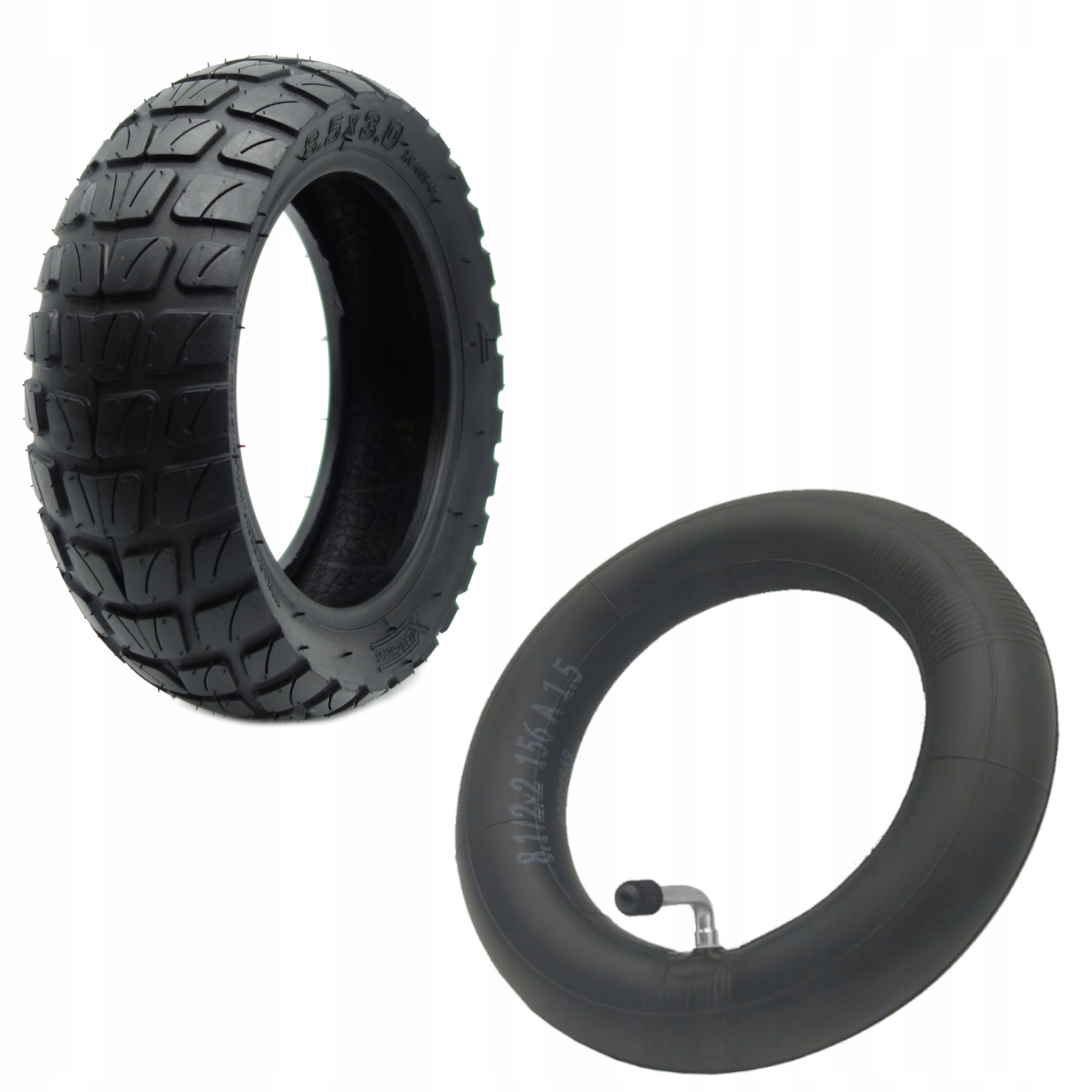 Set Pneumatika 8.5x3.0" duše s dlouhým ventilkem pro KuKirin G2 Pro 2022