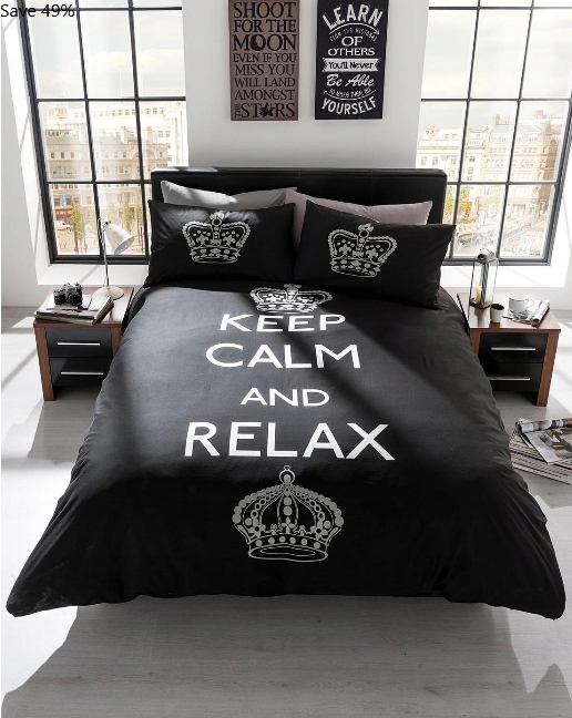 

Pościel dwustronna Keep and Calm 260x220 cm outlet