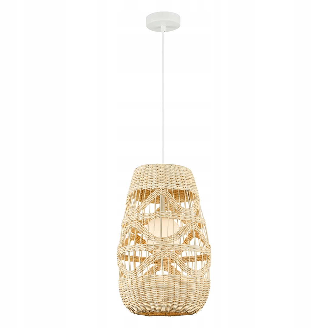 Závesná lampa Arona Abažúr Hnedá 1xG9 25x165 cm Stropná lampa do obývačky