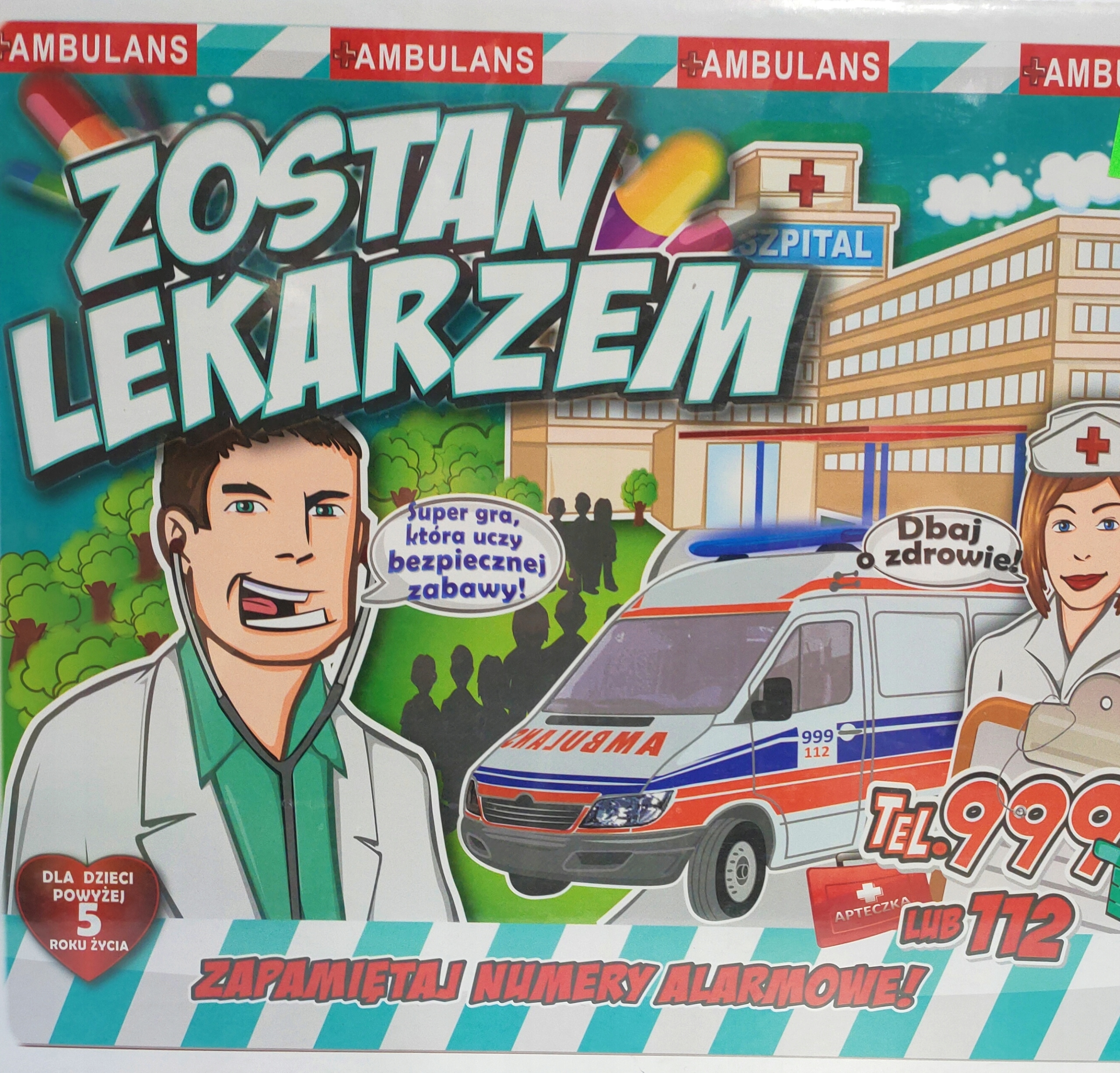 GRA PLANSZOWA - ZOSTAŃ LEKARZEM