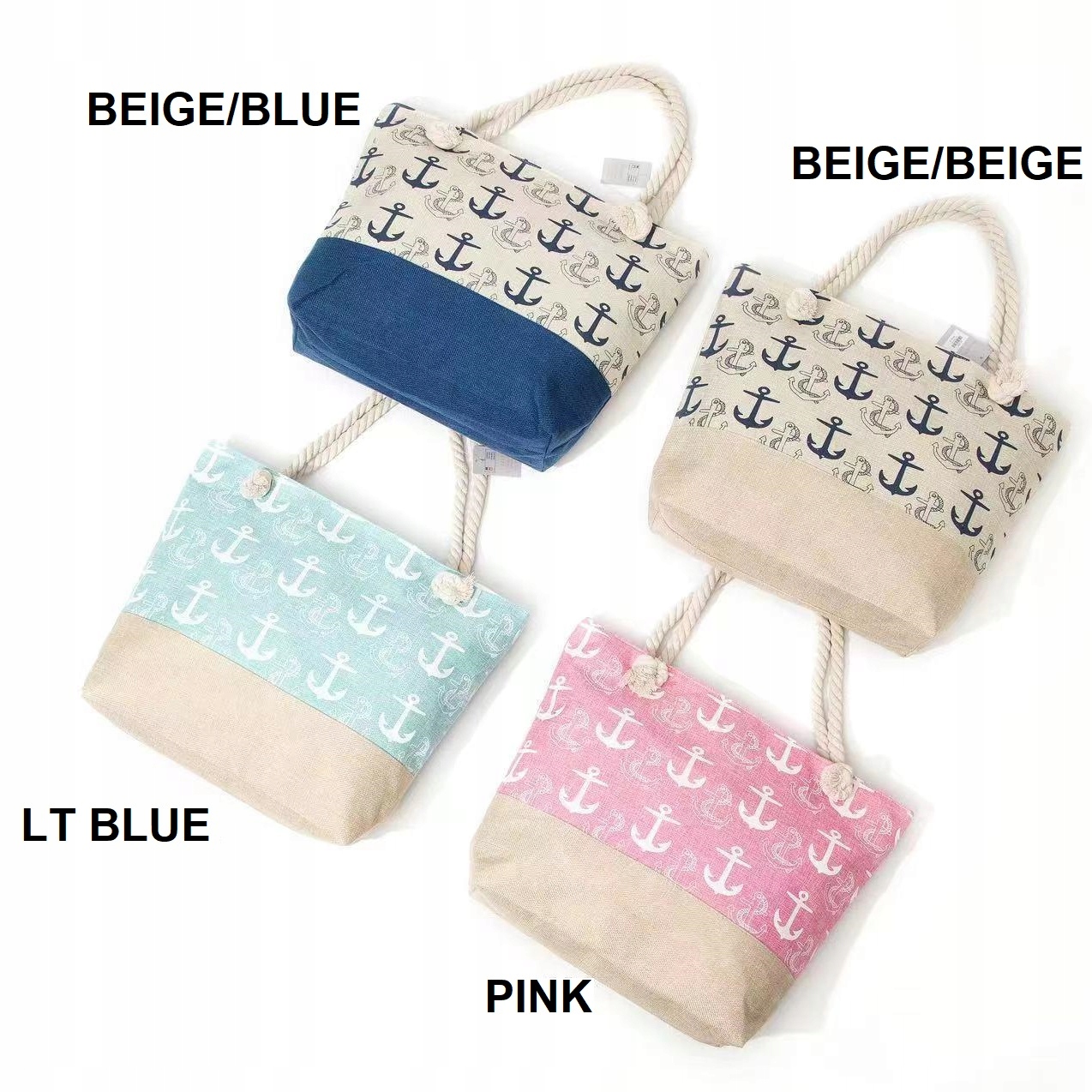 TORBA PLAŻOWA NA PLAŻĘ ZAKUPY PIKNIK DUŻA TOREBKA BAWEŁNIANA XL Kolor wielokolorowy