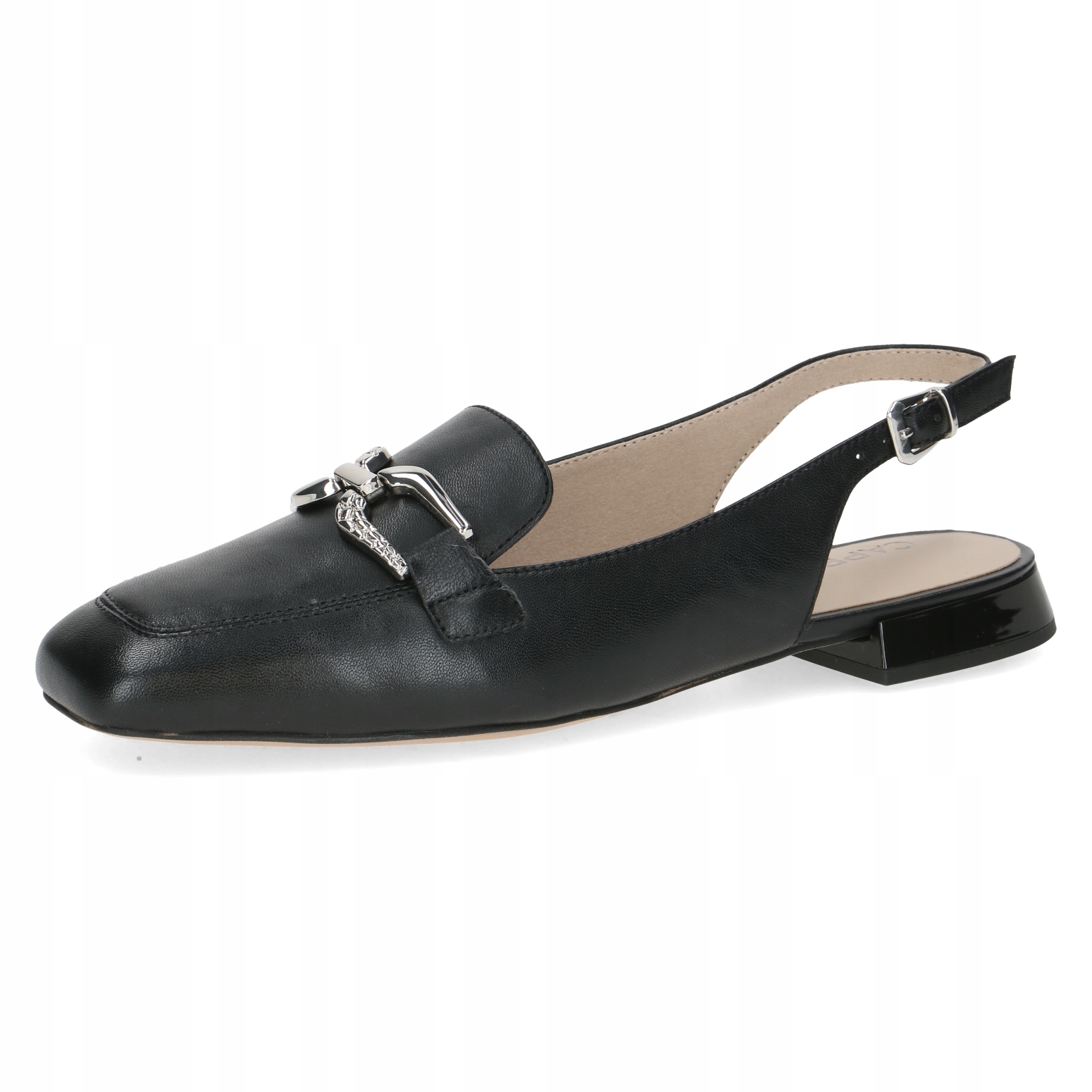 Caprice baleríny bez paty kožené černé Vanny [29400-44-022] vel. 39
