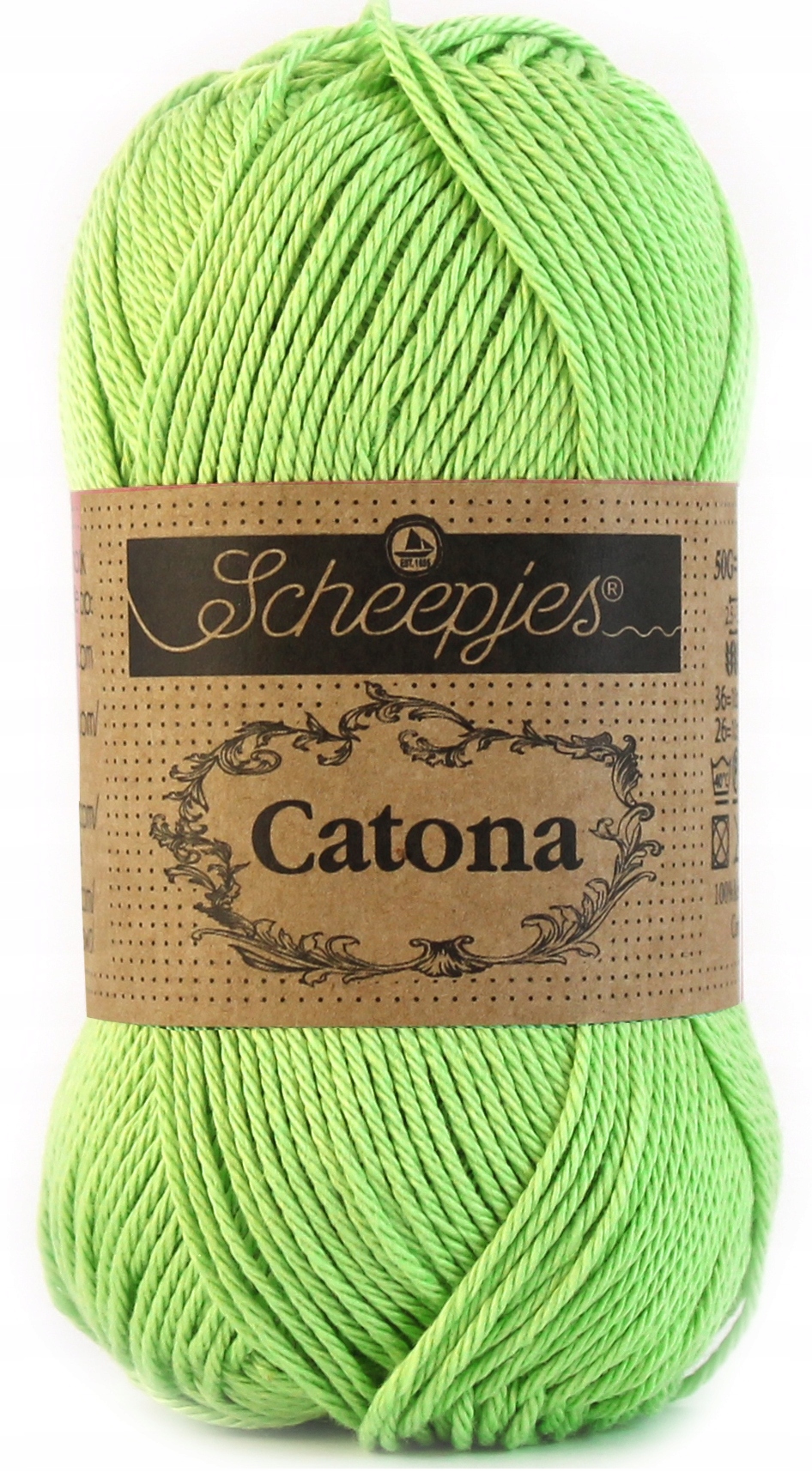 Włóczka Scheepjes Catona 513 50g wiosenna zieleń