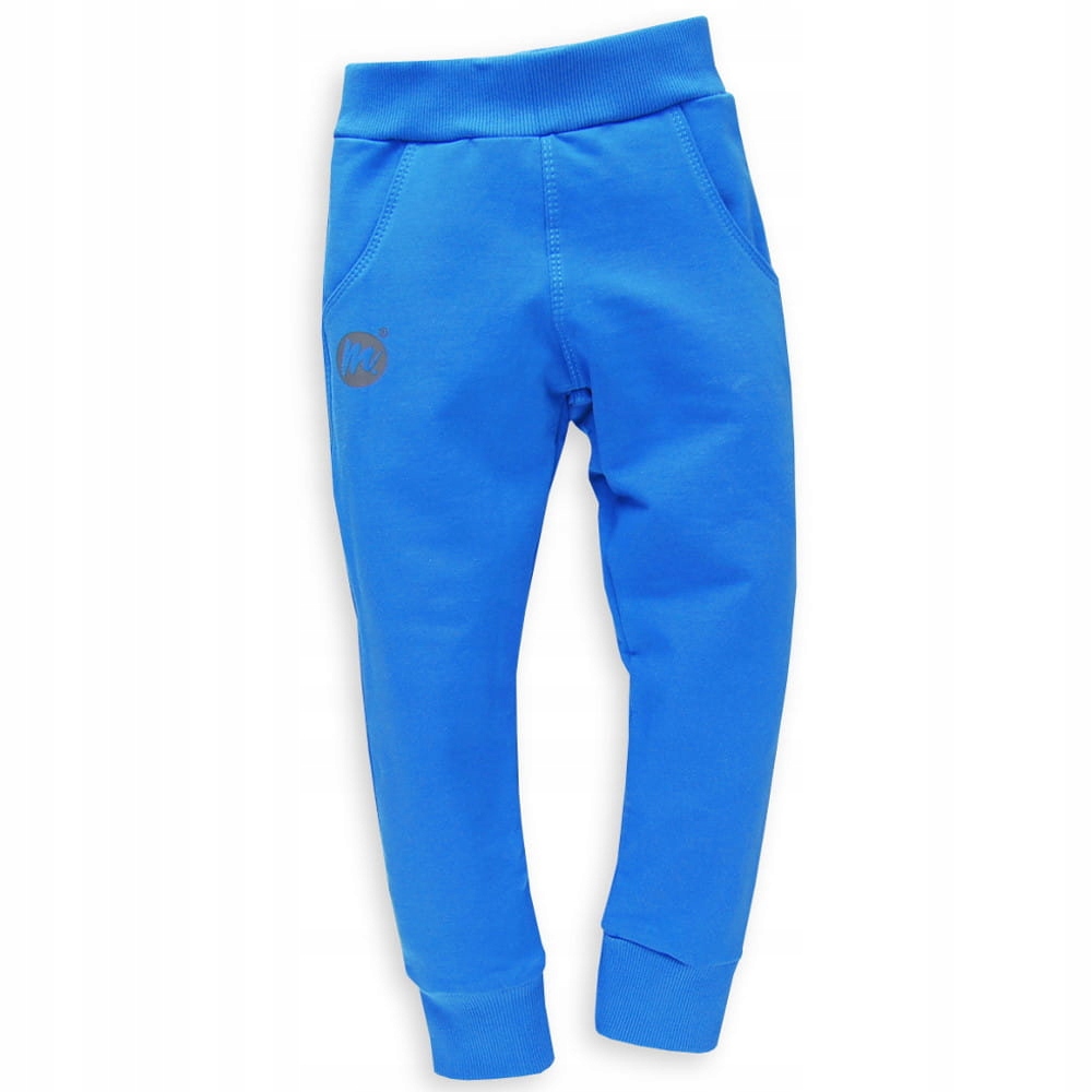 

Spodnie dresowe chabrowe niebieskie Sport 122