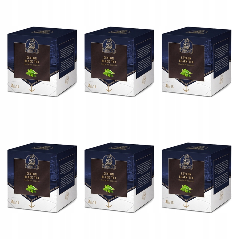 Admiral Tea Černý Ceylon čaj 15x2g X6