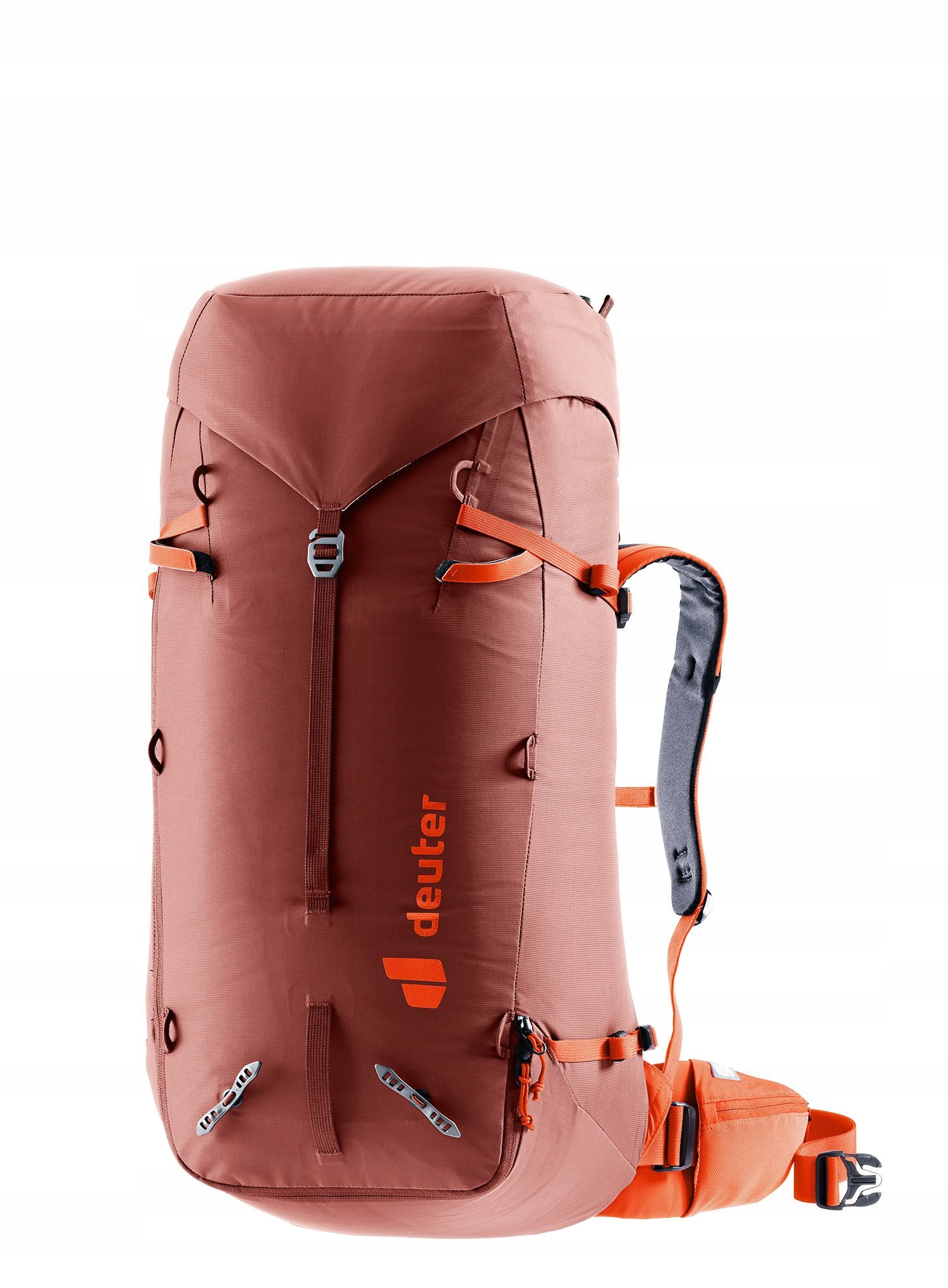Plecak górski Deuter Guide 44+ redwood/papaya