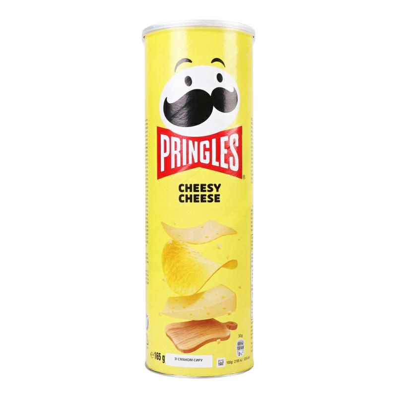 12 Sztuk Pringles Chipsy 165G Chessy Cheesy