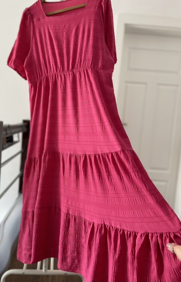 šaty Maxi Plus Size vel 48/50 růžová