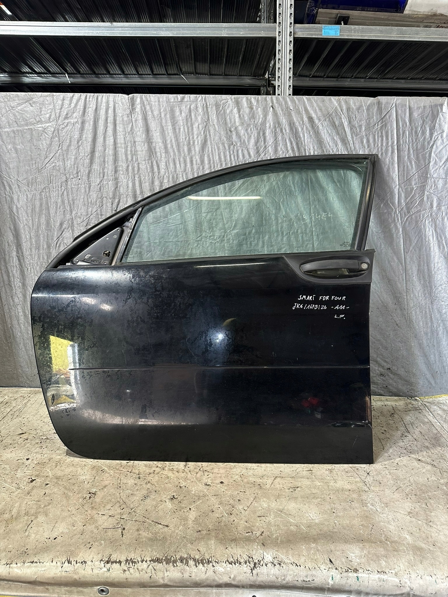 door left SMART FOR FOUR 454 black,