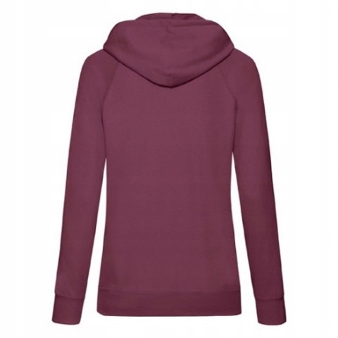 

Bluza damska z kapturem Fruit of Loom Burgund XXL