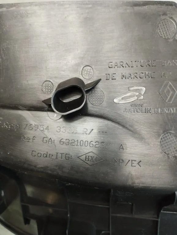 Renault Kadjar Blende Abdeckung DER SCHWELLE 769543335R