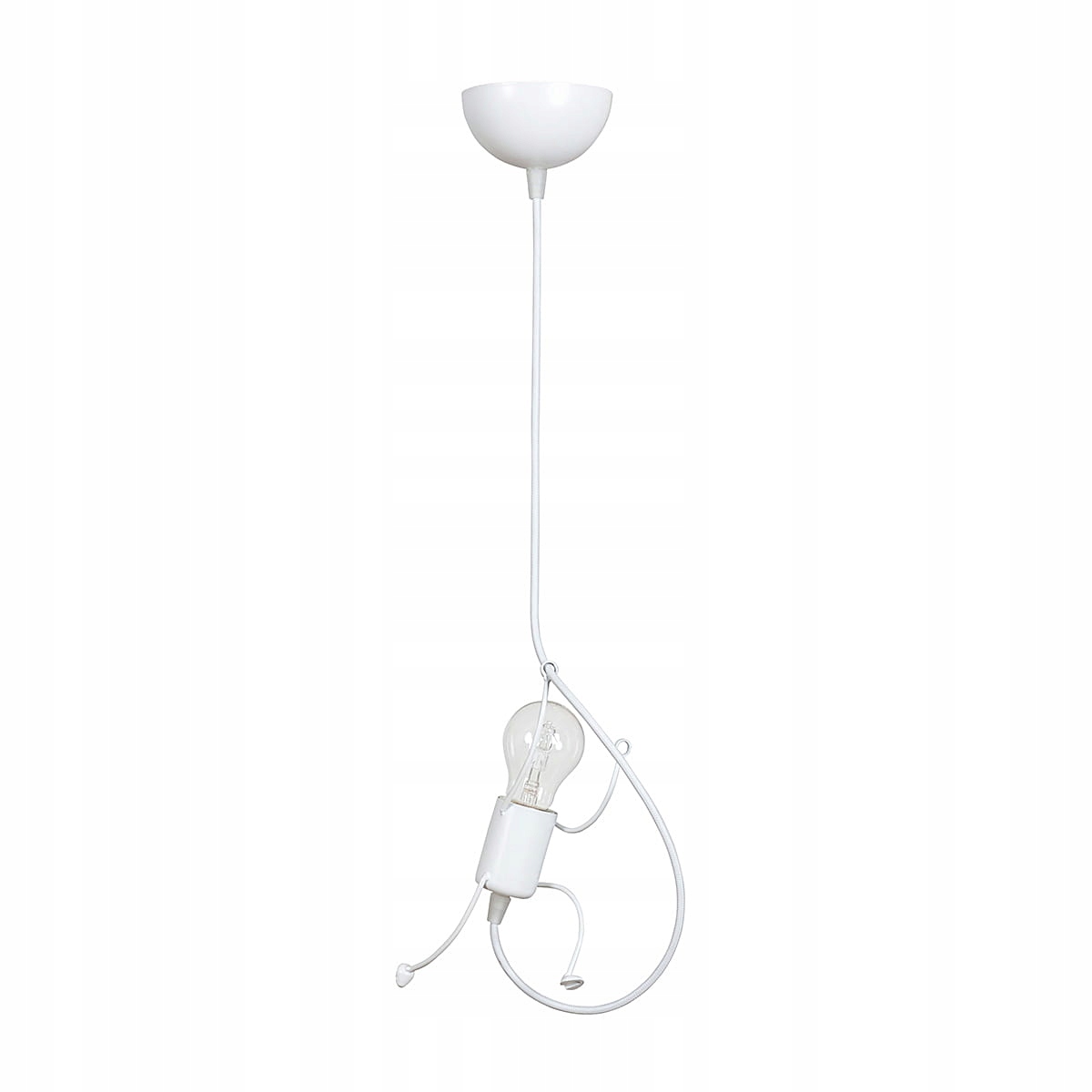 Závěsná Lampa Emibig 1xE27 60W Bobi White