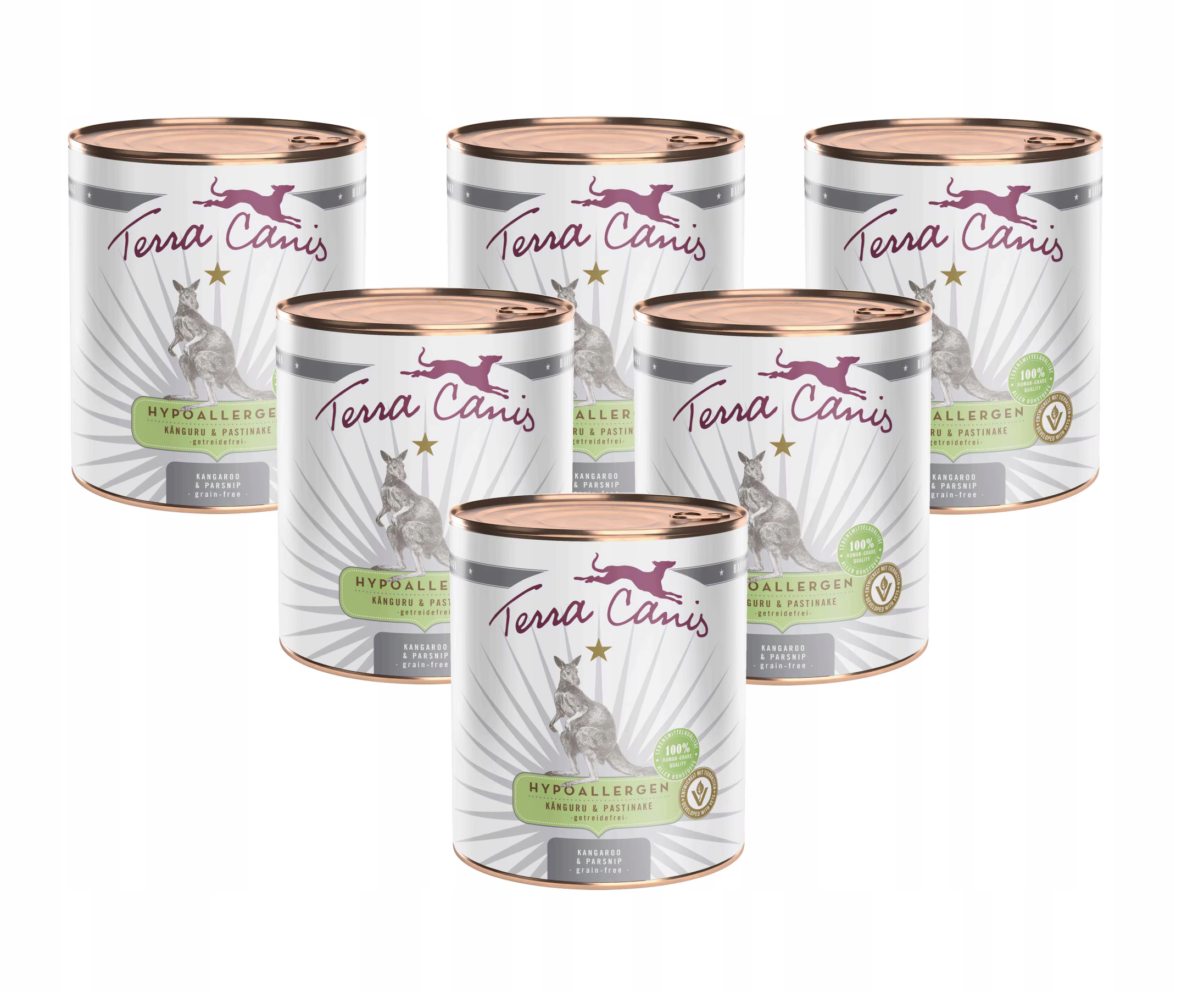 Terra Canis Hypoallergenic Kangur pastinák 6x800 g