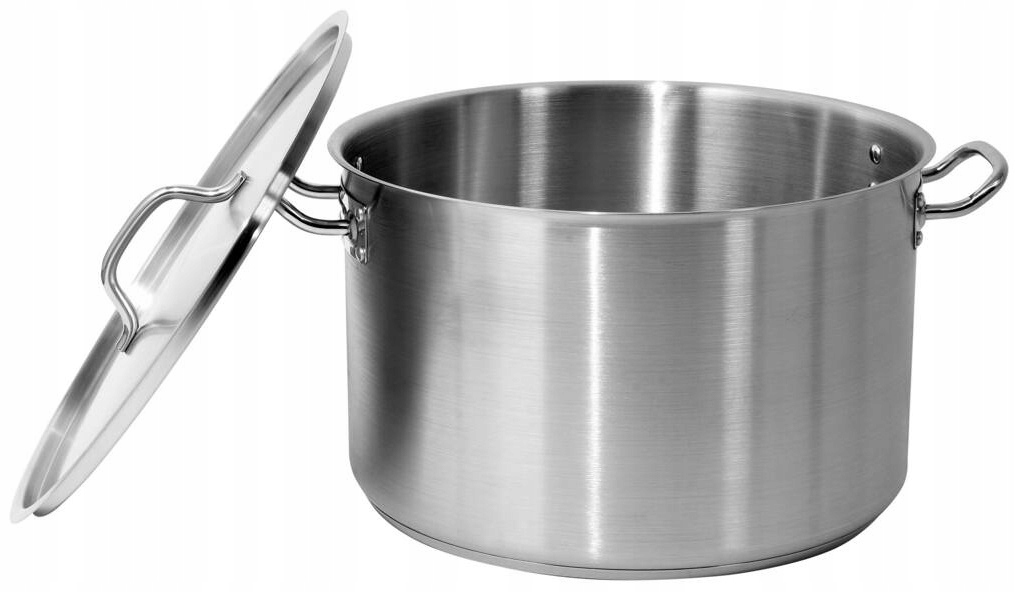 Garnek Niski z Pokrywką Gastronomiczny Stal 31,4L 40x25cm Yato YG-00045