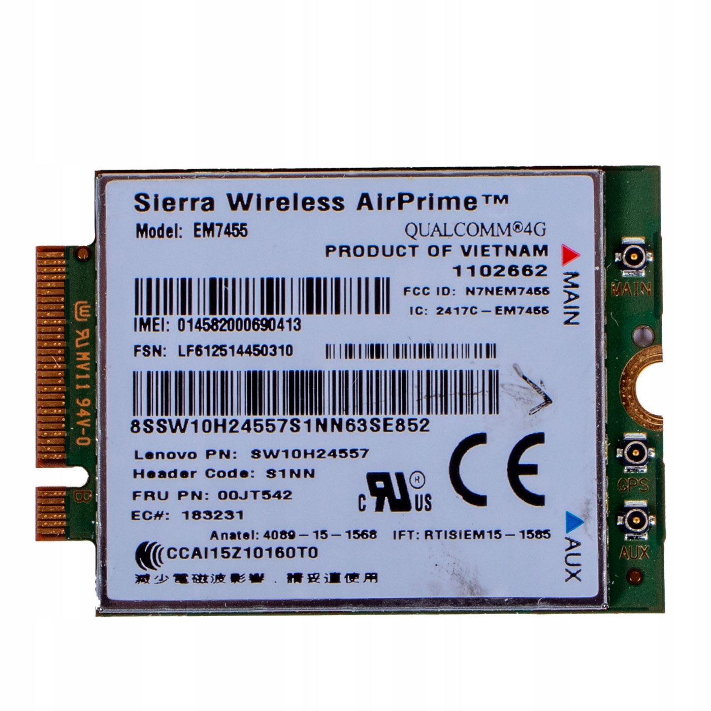 Lte modem Lenovo ThinkPad X1 Carbon 4 5 P50 P70 X260 T560 X270