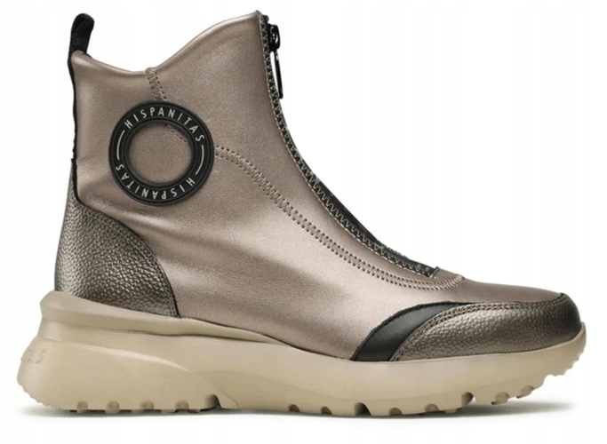 Pohodlné Dámské Kotníkové Boty Hispanitas HI233016 Zlaté r38