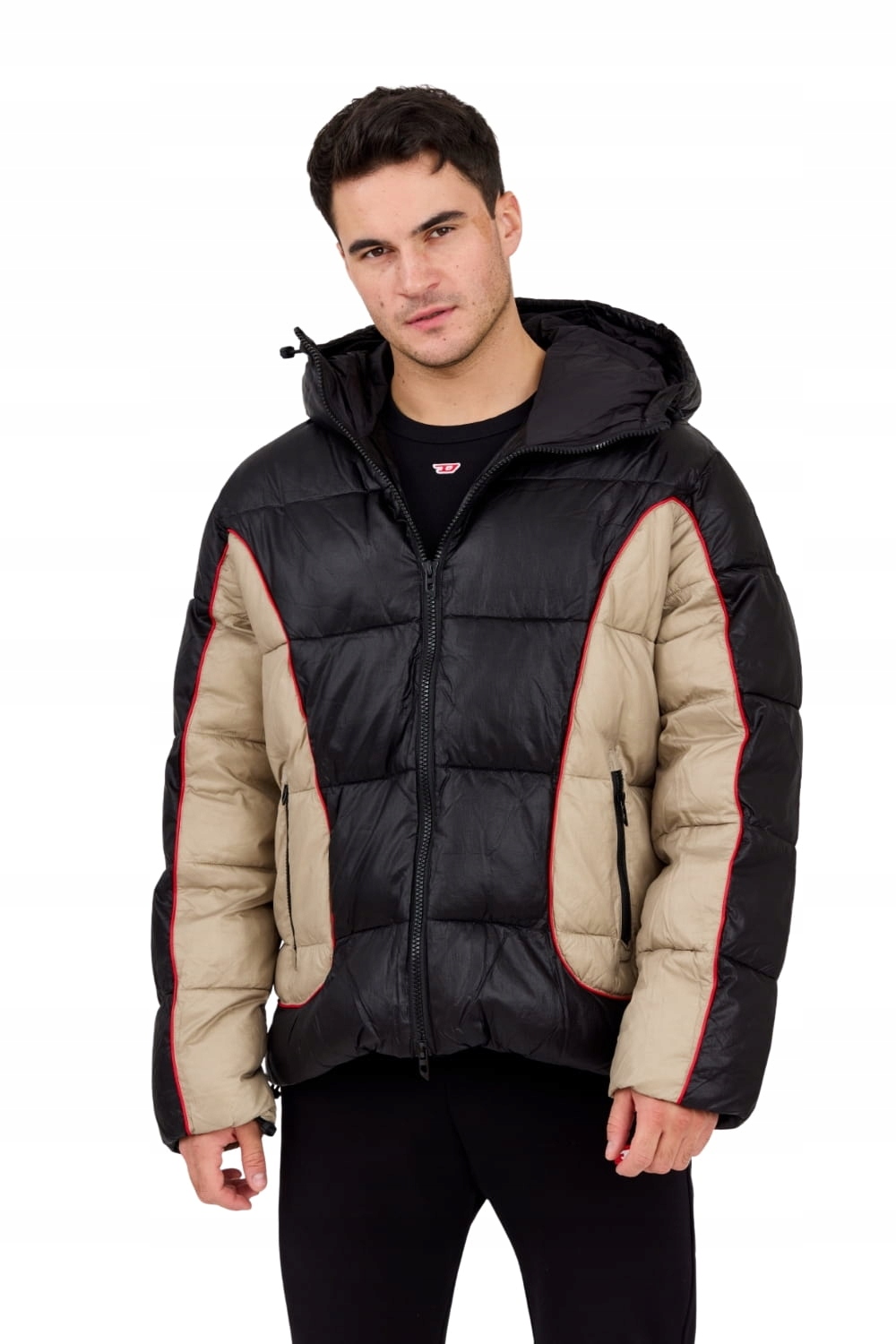 Diesel Černá pánská bunda W-ostend 50