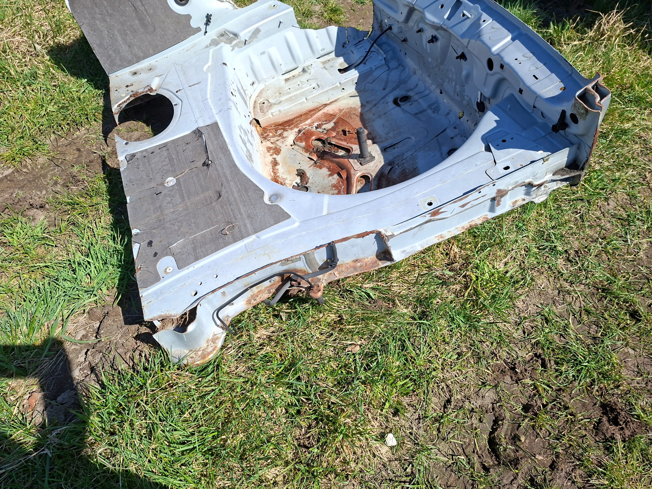 sump rear panel rear audi a6 c6 LY7W