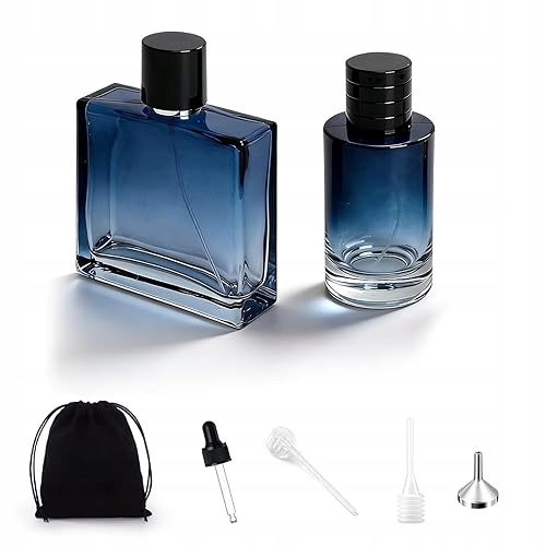 Flakon Parfému Gradientní Skleněný Plnící Set Příslušenství 100 ML