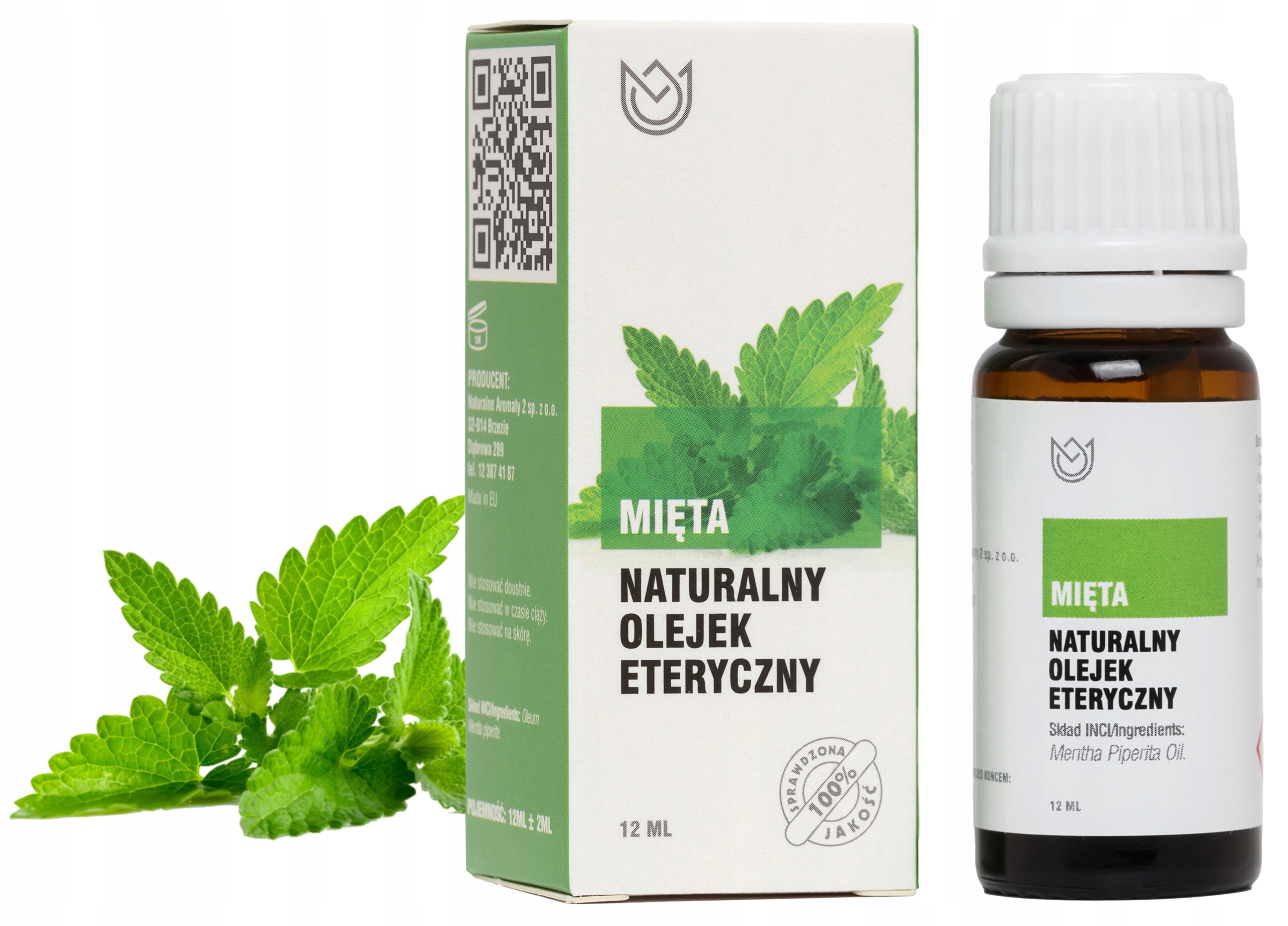 

Mięta Olejek Eteryczny 12 ml, Miętowy