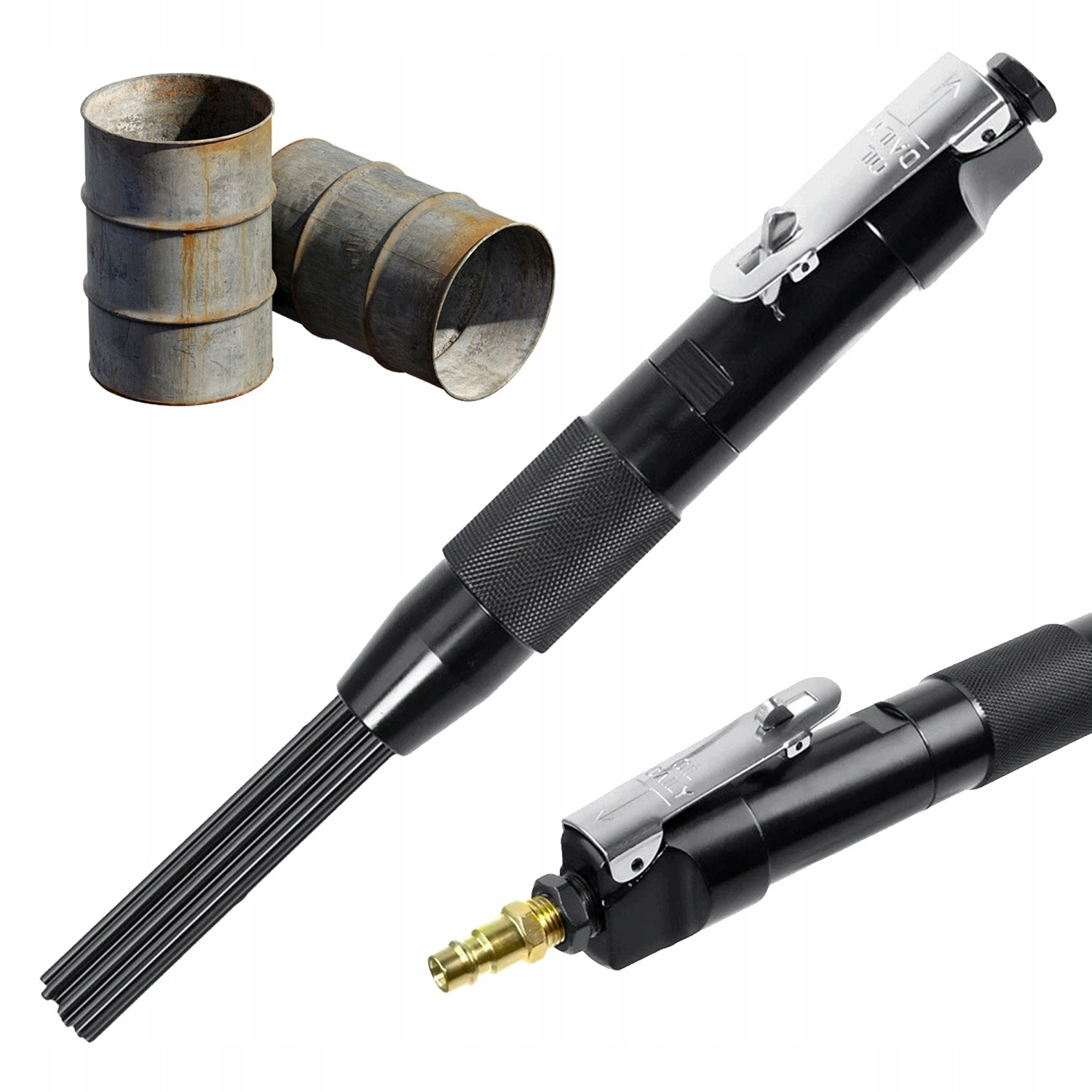 Pneumatické Jehlové Kladivo 12 Jehel 4000 Ot/min 90 Psi Pro Opravy Automobilů