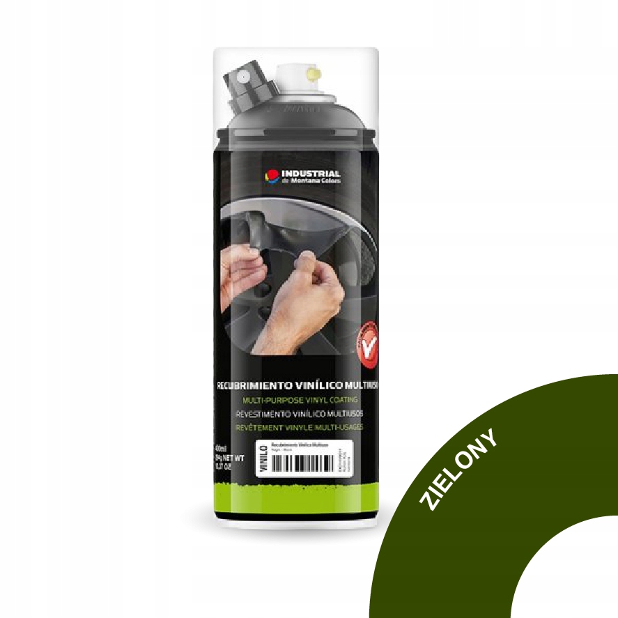 

Guma w sprayu, folia 400ml Mtn zielony