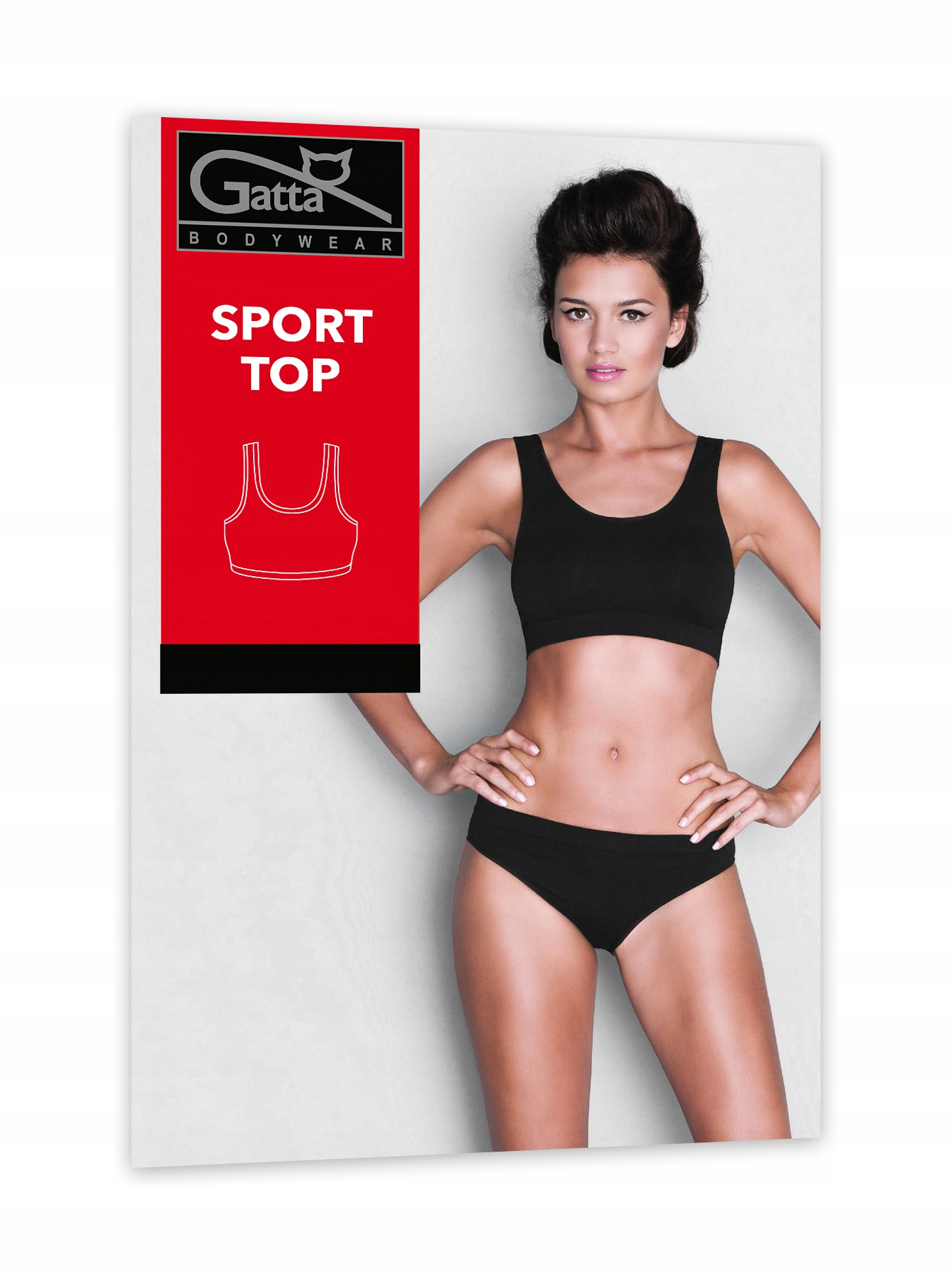 BIUSTONOSZ SPORTOWY GATTA SPORT TOP r.L Cechy dodatkowe brak