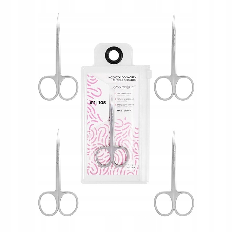 Nůžky na kůži Zahnuté ostří Aba Group Master Pro 811/105 mm 5 ks