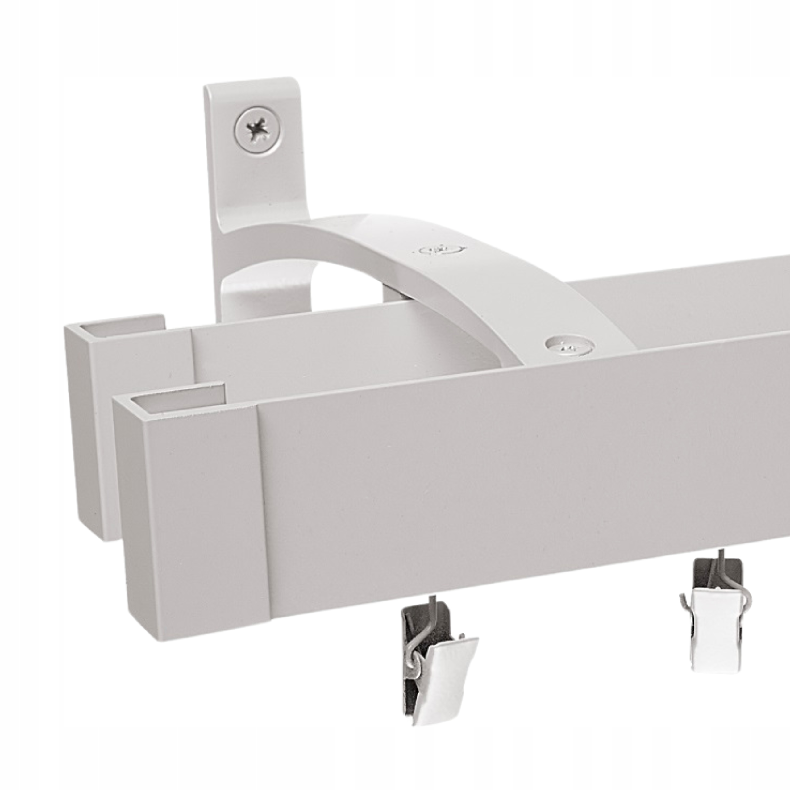 Garnýž Dvojitá 140 CM Hliníková Stropní Lišta 4 Barvy Na Výběr