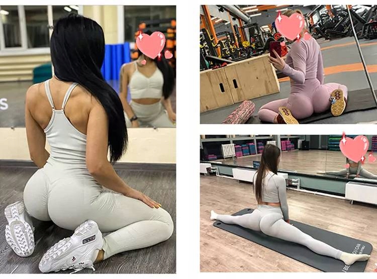 STRÓJ FITNESS JOGA SIŁOWNIA KOMPLET LEGINSY TOP S Kod producenta LQ-8015+9015-FZ0079