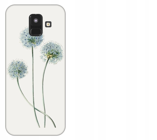 

Etui pokrowiec Samsung Galaxy A6 2018 Kwiat niebie
