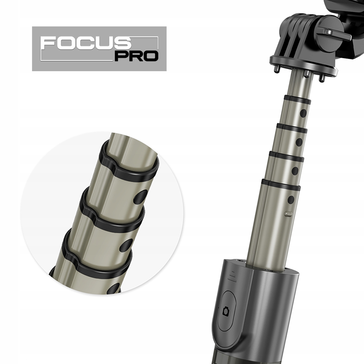 Focus PRO - Kij SELFIE STICK + GoPro Statyw Pilot Kod producenta Focus PRO 03s