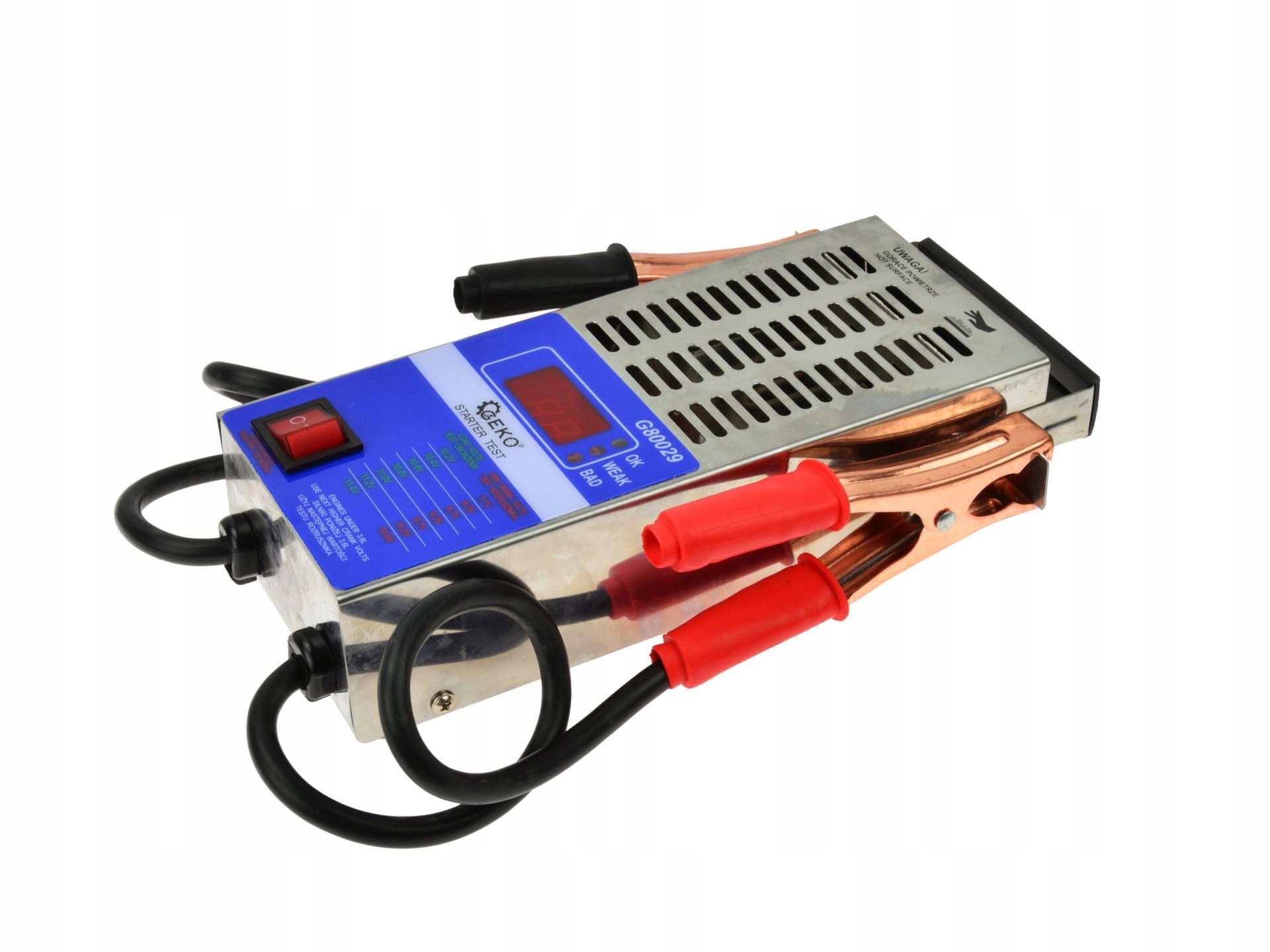 Tester naladowania rozladowania akumulatora 12V Kod producenta g80029