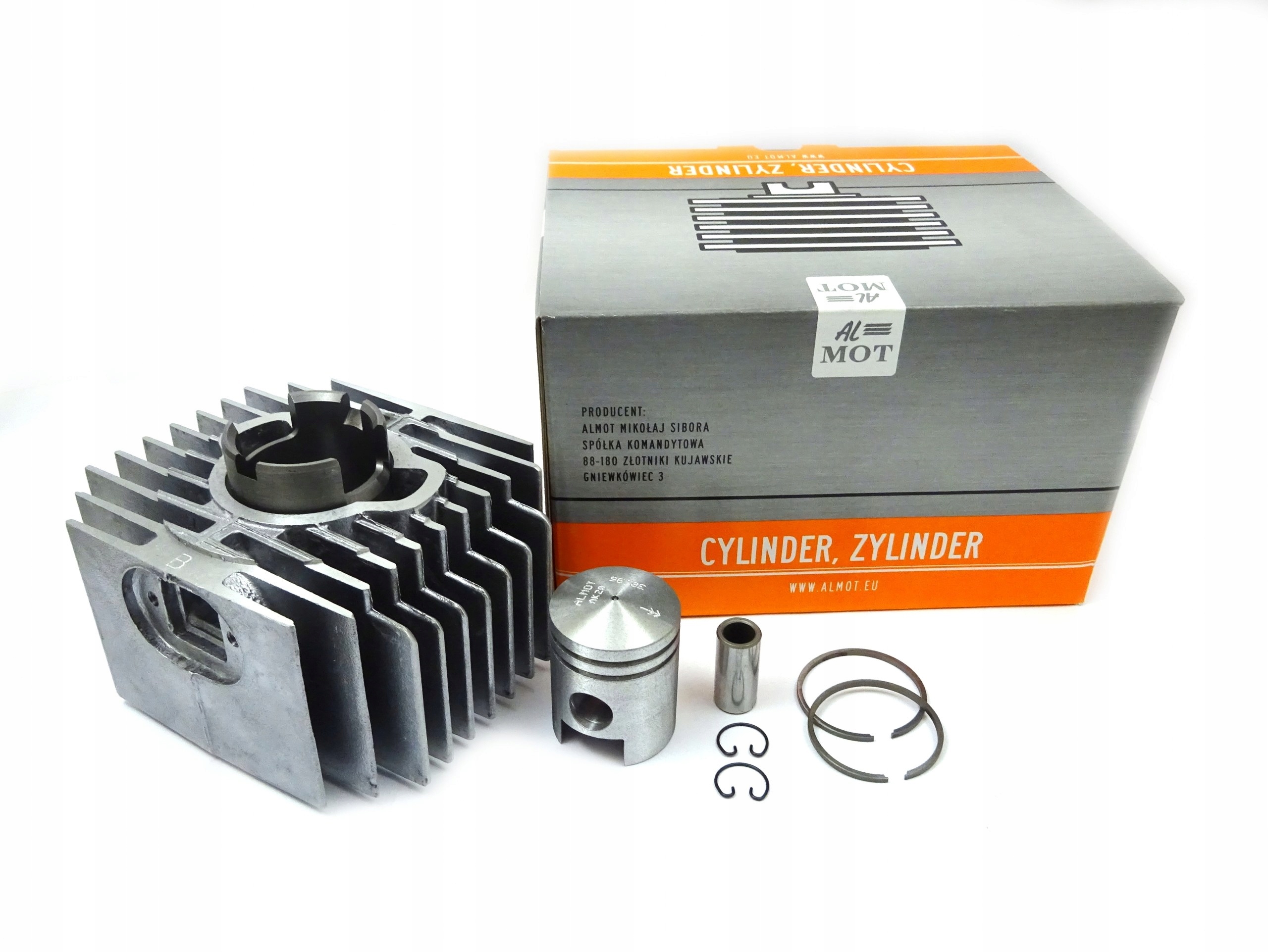 

Cylinder Babetta 210 Tłok AK20 Pierścienie Sworzeń