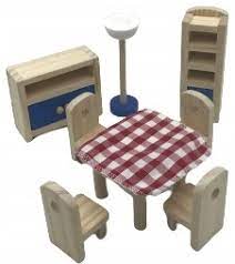 

Mini Matters drewniane mebelki dla lalek jadalnia