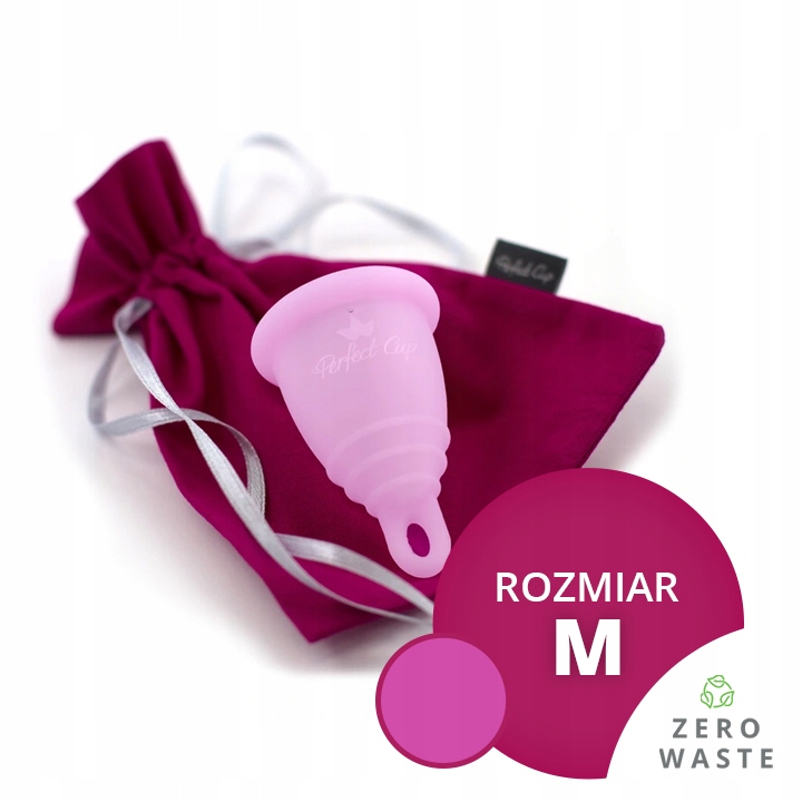 

Kubeczek Menstruacyjny Zero Waste Róż [M]