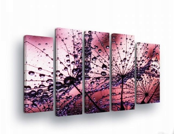 Obraz 150x100 Svěžest Rosa Kapky vody Pampeliška lehkost Příroda Jemnost