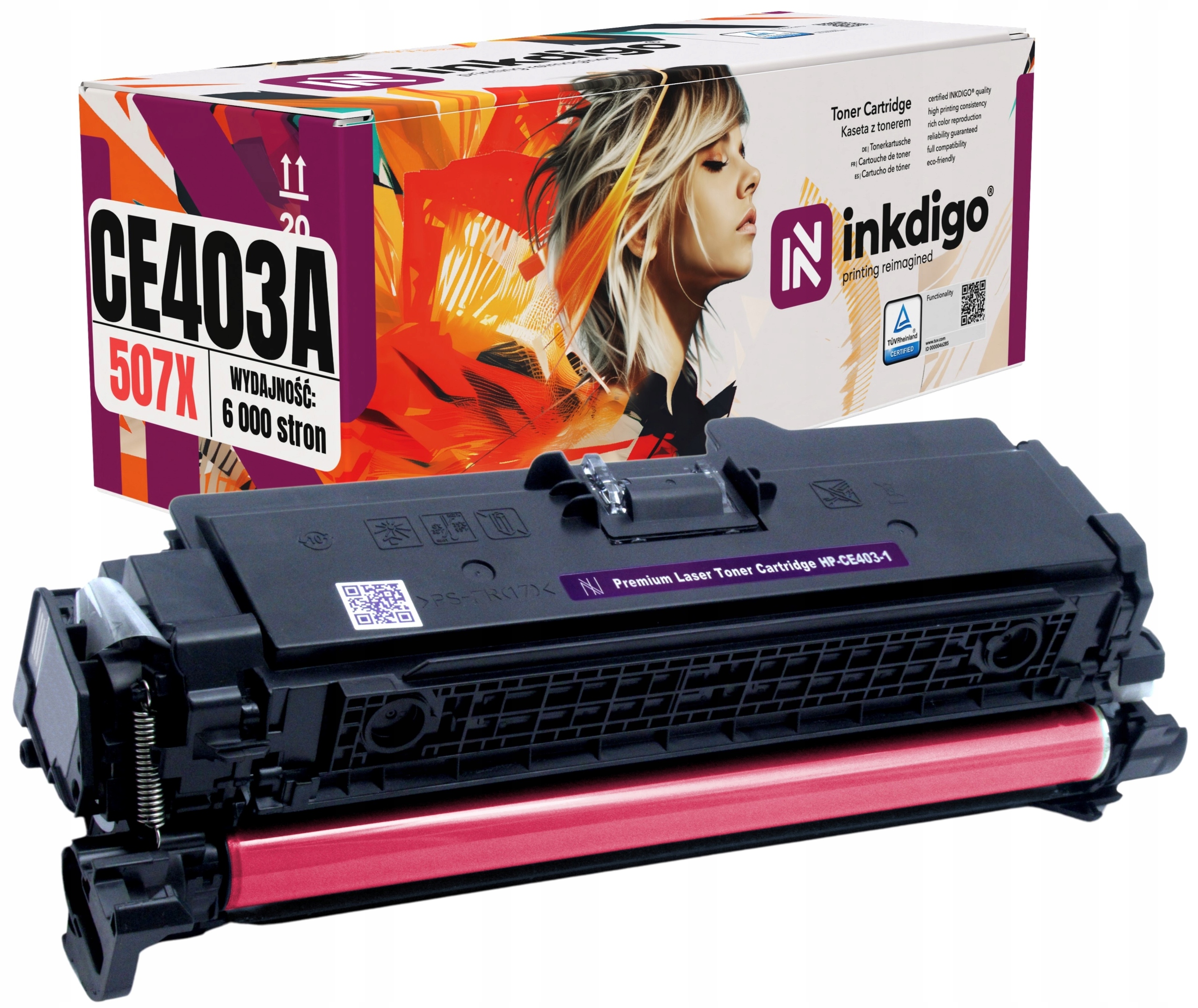 Toner pro Hp 507X CE403A Laserjet M551 M570 M575