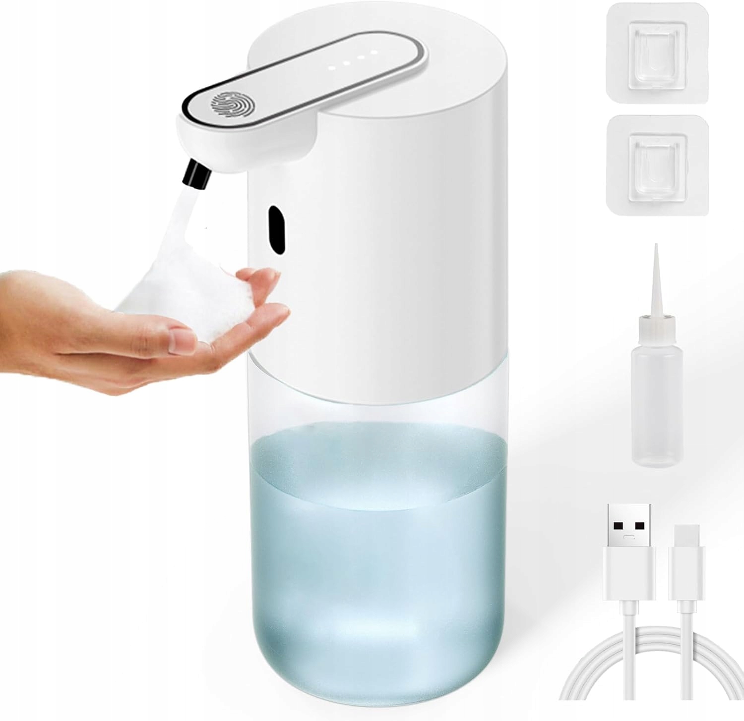 Josnown Automatický Dávkovač pěnového mýdla 400 ml Usb IPX5 Bezdotykový