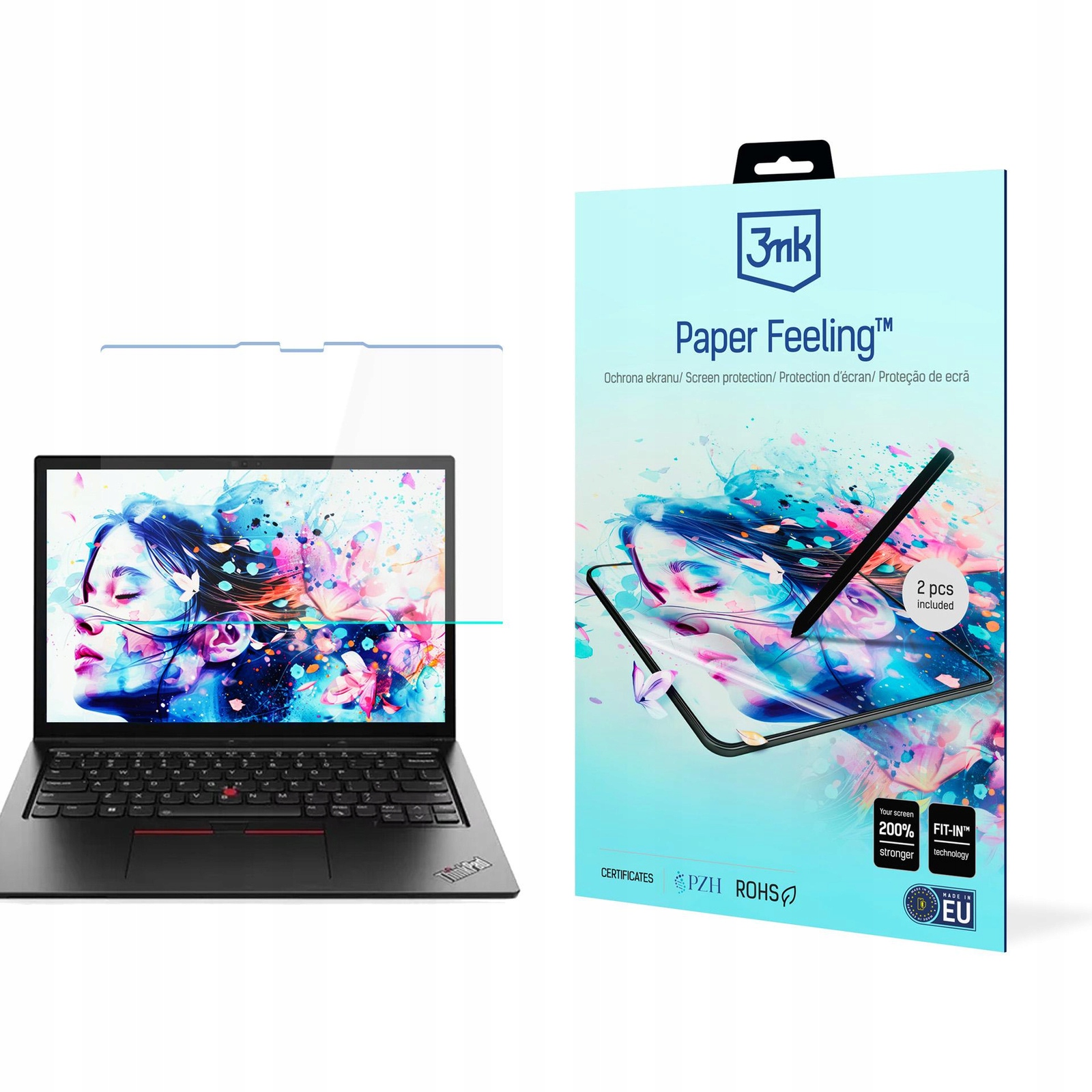 Fólie pro Lenovo ThinkPad L13 2v1 Gen 6 až 15" 3mk Paper Feeling