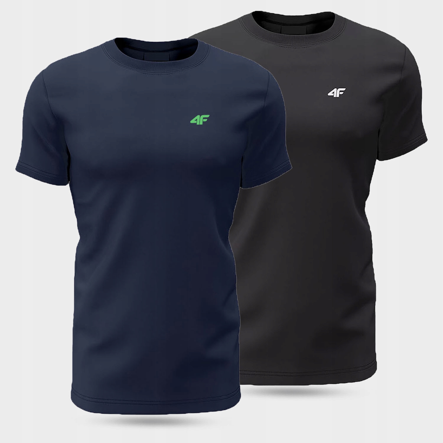 KOSZULKA MĘSKA 4F T-SHIRT SPORTOWA BAWEŁNIANA ZESTAW KOMPLET 2PAK Rozmiar L