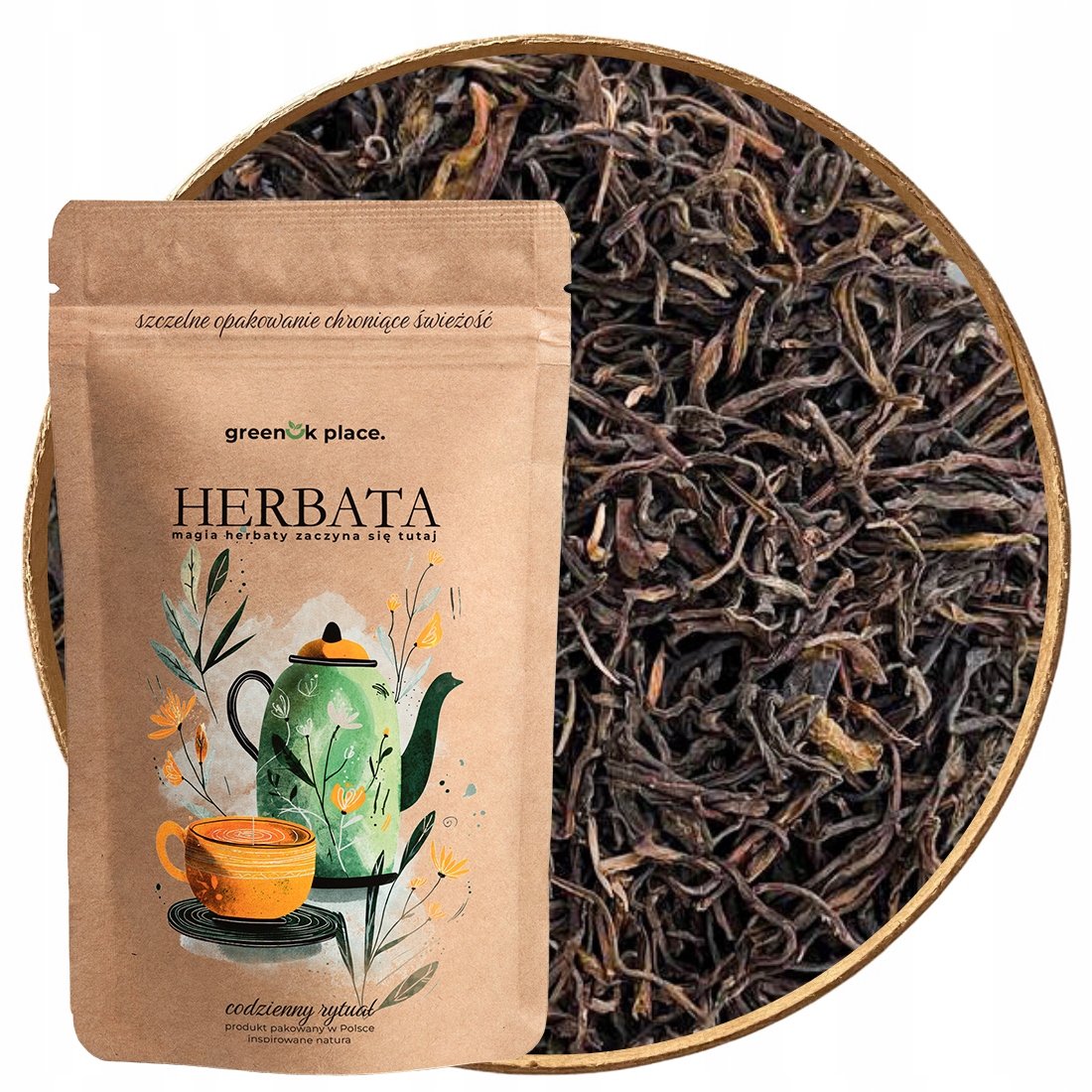 Čaj Pu-erh Sencha 1000 g zelený s redukční energií
