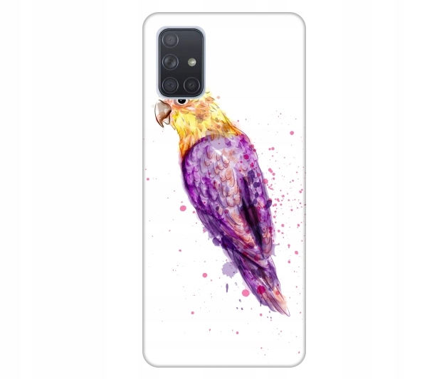 

Etui wzory do Samsung Galaxy A71 Ptak papuga akwar