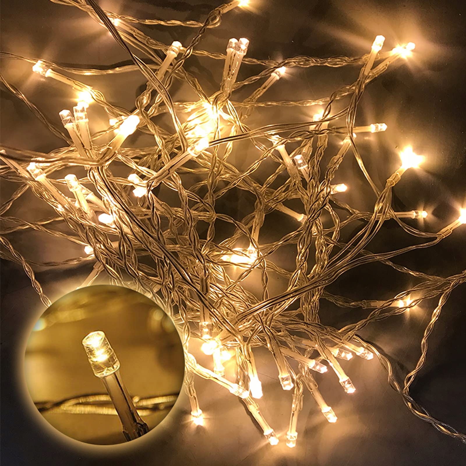 Gresonic Łańcuch Świetlny Lampki Światełka 100 LED — miniatura 4