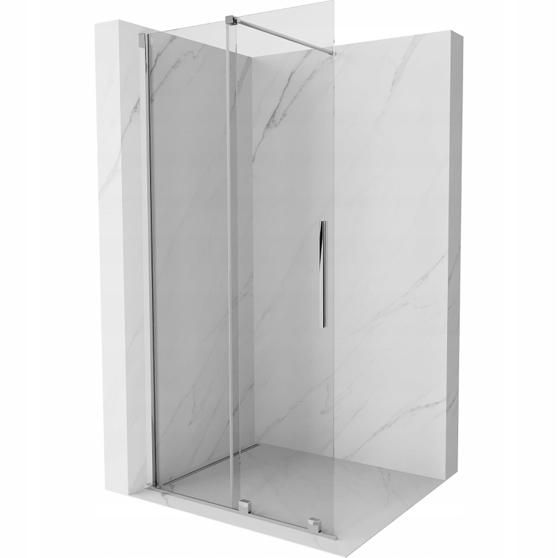 Mexen Velar sprchová zástěna posuvná Walk-in 80 x 200 cm, transparentní 8 m