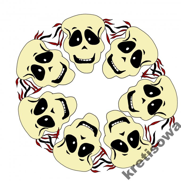 

M Męska Czaszka Czaszki Śmieszne Wzory Hit c2a