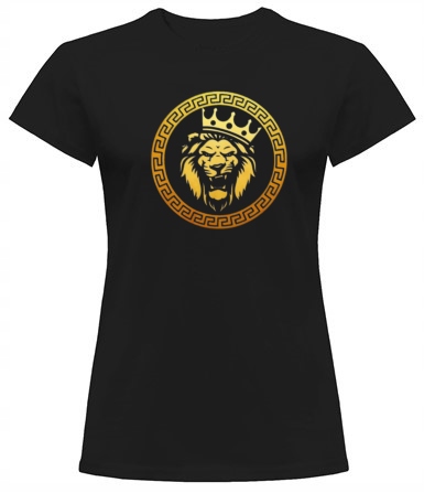 

Damska Koszulka Lion Lew Złoty Gold S-xxl Tu XXL