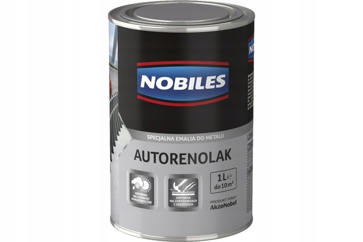 Nobiles Autorenolak Emalia Do Metalu C-420 Niebieski 1 L