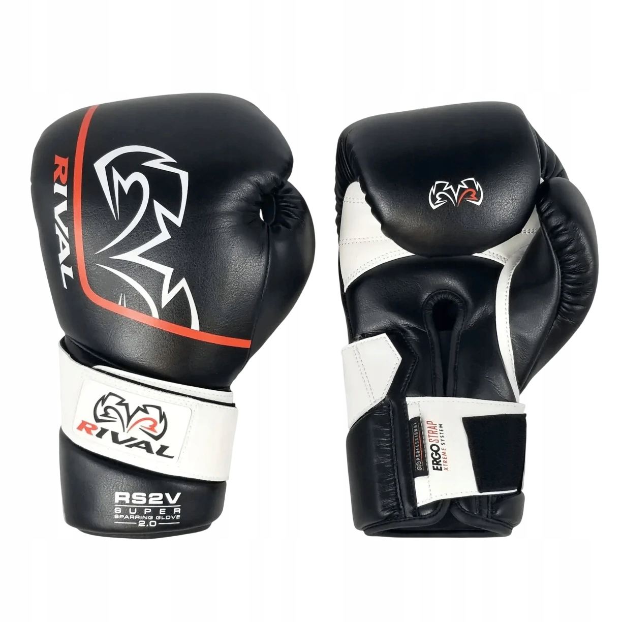 boxerské rukavice rival rs2v-2.0 14OZ Černé